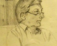 A drawing of Bill by Blanche